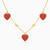 LIN546 - Heart Red Stone Chain Necklace in 18K Gold - 111405130217-1.jpg