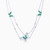WN342 - Butterfly Clear Stone & Enamel Coated Sterling Silver Necklace - GN01641A-1 .jpg