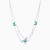 WN342 - Butterfly Clear Stone & Enamel Coated Sterling Silver Necklace - GN01641A-3 .jpg