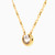 MLN1679 - Circle Pearl & Purple Stone Necklace in 18K Gold - 21046111231-3.jpg