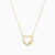 WN253 - Heart Colored Stones Gold Plated Necklace - 97132045-4.jpg