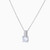 WN1 - Circle Cubic Zirconia Sterling Silver Necklace - 87343545-3.jpg