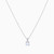 WN1 - Circle Cubic Zirconia Sterling Silver Necklace - 87343545-4.jpg