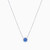 WN25 - Circle Colored Stones Sterling Silver Necklace - 87364045-4.jpg