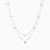 WN345 - Beads Purple Stone Layered Necklace In Sterling Silver - GN00401A-3.jpg
