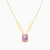 MLN1720 - Square Colored Stone Necklace In 18K Gold - 21046111217-4.jpg