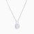 WN12 - Circle Cubic Zirconia Sterling Silver Necklace - 87363445-1.jpg