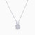 WN12 - Circle Cubic Zirconia Sterling Silver Necklace - 87363445-3.jpg