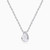 WN361 - Raindrop Lab Grown Diamond Sterling Silver Necklace - KP614611-4.jpg