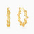 LGE217 - Tiny Beads Strap Hoop Earrings In 21K Gold - 22003650008-1.jpg