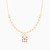 MLN356 - Lock Rose Stone Necklace in 18K Gold - 21046030172-3.jpg