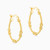 LGE213 - Tiny Seperated Beads Hoop Earrings In 21K Gold - 22003650009-3.jpg
