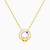 MLN1802 - Circles & Bead Colored Stones Necklace In 18K Gold - 21046030367-1.jpg