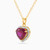 MLN1005 - Heart Diamonds & Rose Stone Necklace in 18K Gold - 21046110944-2.jpg