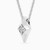 WN431 - Lozenge Lab Grown Diamonds Sterling Silver Necklace - MSP01202-3.jpg