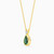 WN424 - Pear Green Stone & Lab Grown Diamonds Gold Plated Necklace - MSP00860_GR-3.jpg