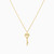 LIN197 - Key Cubic Zirconia Necklace in 18K Gold - 111401100032-3.jpg