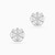 WE313 - Circle Lab Grown Diamonds Sterling Silver Stud Earrings - MSE00897-3.jpg