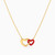MLN976 - Heart Red Stone Necklace in 18K Gold - 21046110951-1.jpg