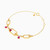 MLB822 - Row of Paperclip Dropped Red Stones Chain Bracelet in 18K Gold - 21047110331-3.jpg
