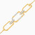 MLB821 - Row of Paperclip Diamond Chain Bracelet in 18K Gold - 21047110330-3.jpg