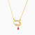 MLN1905 - Paperclip Dropped Red Stones Diamond Necklace in 18K Gold - 21046111277-3.jpg