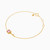 MLB833 - Heart Key Pink Stone Chain Bracelet in 18K Gold - 21047110336-3.jpg
