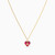 MLN1936 - Golden Detail & Heart Red Stone Necklace in 14K Gold - 21046111300-4.jpg