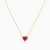 MLN1934 - Heart Red Stone Necklace in 18K Gold - 21046111298-4.jpg