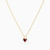MLN1932 - Heart Pink Stone Necklace in 18K Gold - 21046111296-4.jpg
