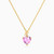 LIN1274 - Heart Pink Stone Necklace in 18K Gold - 111406180105-1.jpg