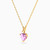LIN1274 - Heart Pink Stone Necklace in 18K Gold - 111406180105-3.jpg