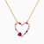 LIN1273 - Traced Heart Colored Stones Necklace in 18K Gold - 111406180104-1.jpg