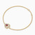 LDB769 - Heart Frame Red Stone Diamond Chain Bracelet in 18K Gold - SAB06408-3.jpg