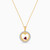 LDN2547 - Heart & Circular Frame Red Stone Diamond Necklace in 18K Gold - AJP12516-4.jpg