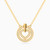 LDN2571 - Heart & Cirular Frames Diamond Necklace in 18K Gold - ENE00050-1.jpg