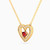 LDN2565 - Heart Halo Red Stone Diamond Necklace in 18K Gold - ENE50029-3.jpg