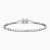 WB315 - Eye Colored Stones Chain Bracelet in Sterling Silver - BR405140W18DI1-3.webp