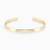 WB310 - Three Engraved Hearts Cuff Bracelet in Yellow Gold Plating - BR104-1.jpg