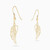 WE357 - Wing Drop Earrings in Yellow Gold Plating - EA163-4.jpg