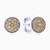 WE354 - Round Yellow Stones Stud Earrings in Sterling Silver - EA108-1.jpg