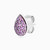 WE352 - Teardrop Purple Stones Stud Earrings in Sterling Silver - EA105-4.jpg