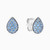 WE351 - Teardrop Blue Stones Stud Earrings in Sterling Silver - EA104-1.jpg