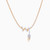 LDN2564 - Looping Line & Drop Diamond Popcorn Necklace in 18K Gold - ENE50018-1 .jpg
