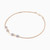 LDB782 - Two Pointy Elements Diamond Popcorn Chain Bracelet in 18K Gold - EBR50011-2 .jpg