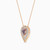 LDN2579 - Golden Pear Peach Stone Diamond Necklace in 18K Gold - SAP06493-3.jpg