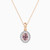 LDN2578 - Oval Peach Stone Diamond Necklace in 18K Gold - SAP06491-1.jpg