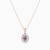 LDN2578 - Oval Peach Stone Diamond Necklace in 18K Gold - SAP06491-4.jpg