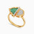 LDR3908 - Ramadan Half Circle & Arch Malachite Diamond Ring 18K Gold - SAR06471-3.jpg