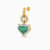 LDE946 - Ramadan Round & Ogee Arch Malachite Diamond Drop Earrings 18K Gold - SAE06470-4.jpg